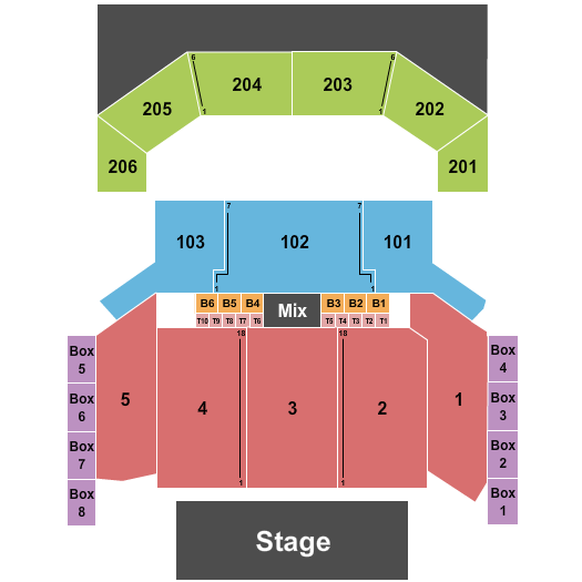 The Chelsea Boyz II Men Seating Chart